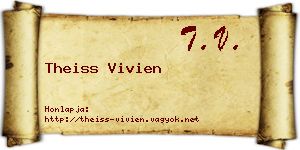 Theiss Vivien névjegykártya